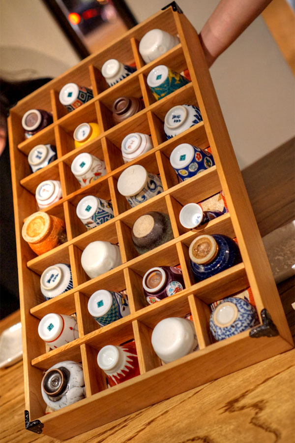 Raku Sake Cup Selection