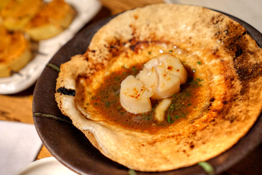 Butter Sautéed Scallop with Soy Sauce