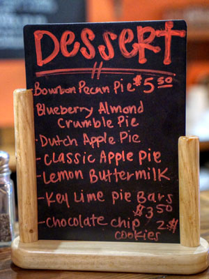 Max City BBQ Dessert Menu