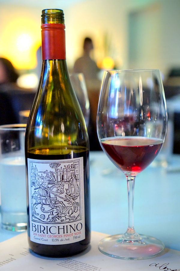 Pinot Noir, Birichino 'Saint Georges', Central Coast 2014