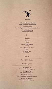 Moruno Dessert Menu