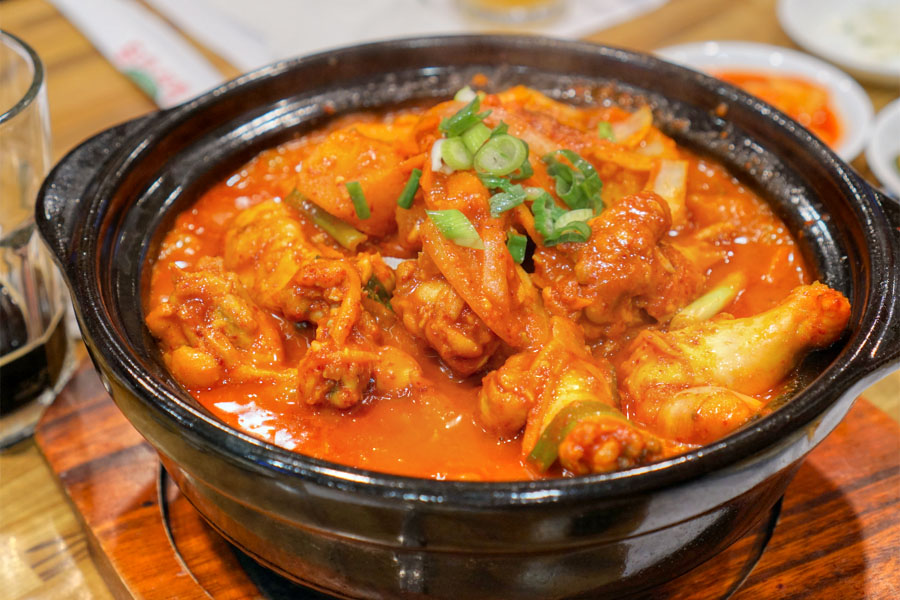 Korean Stir-fried Marinated Chicken