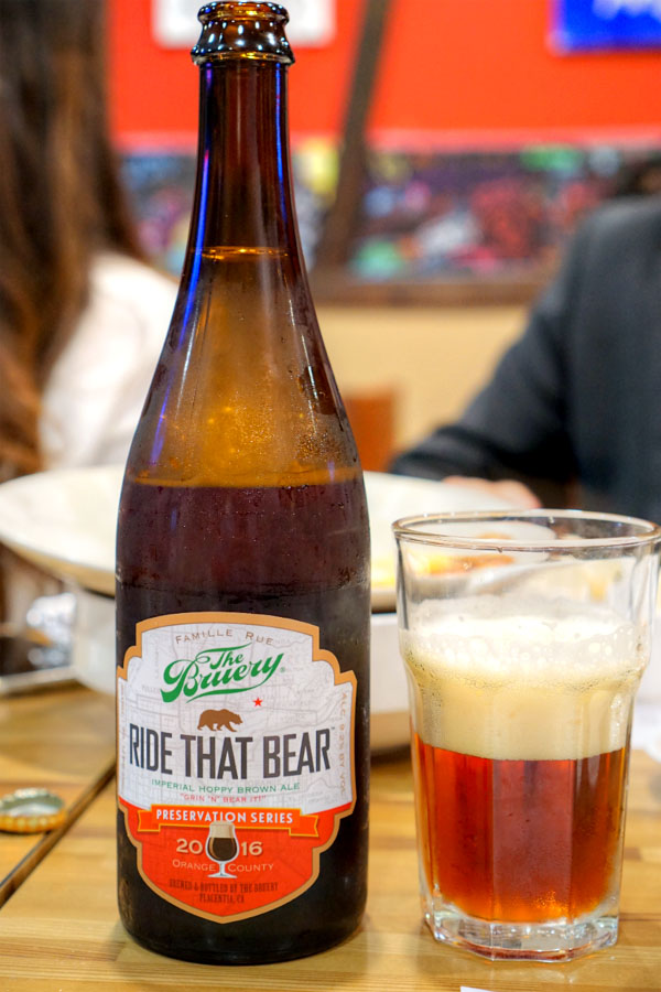 2016 The Bruery Ride That Bear