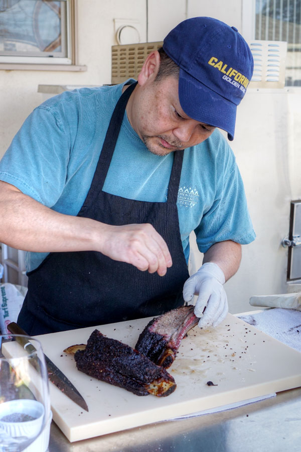 Finishing Salt on Beef Short Rib