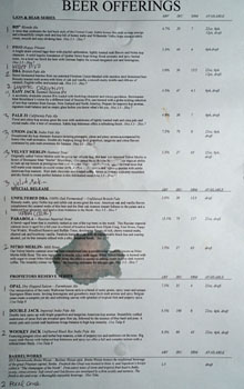 Firestone Walker Propagator Beer List