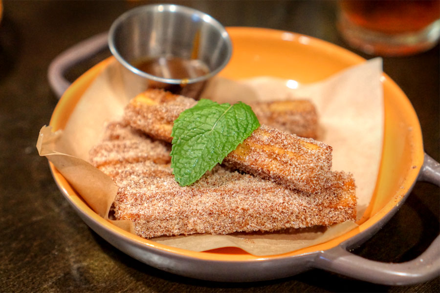 Churros with Salted Caramel