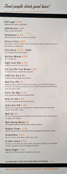 Golden Road at Grand Central Market Beer List