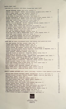 MB Post Wine List