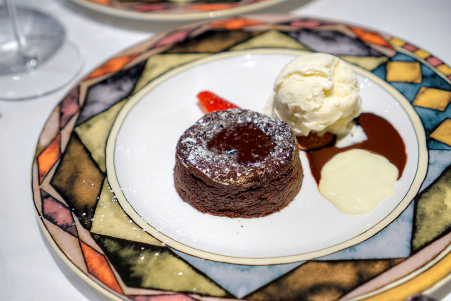 Chocolate Molten Lava Cake served À La Mode