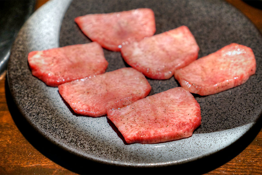 Yazawa cut tongue, sliced beef tongue