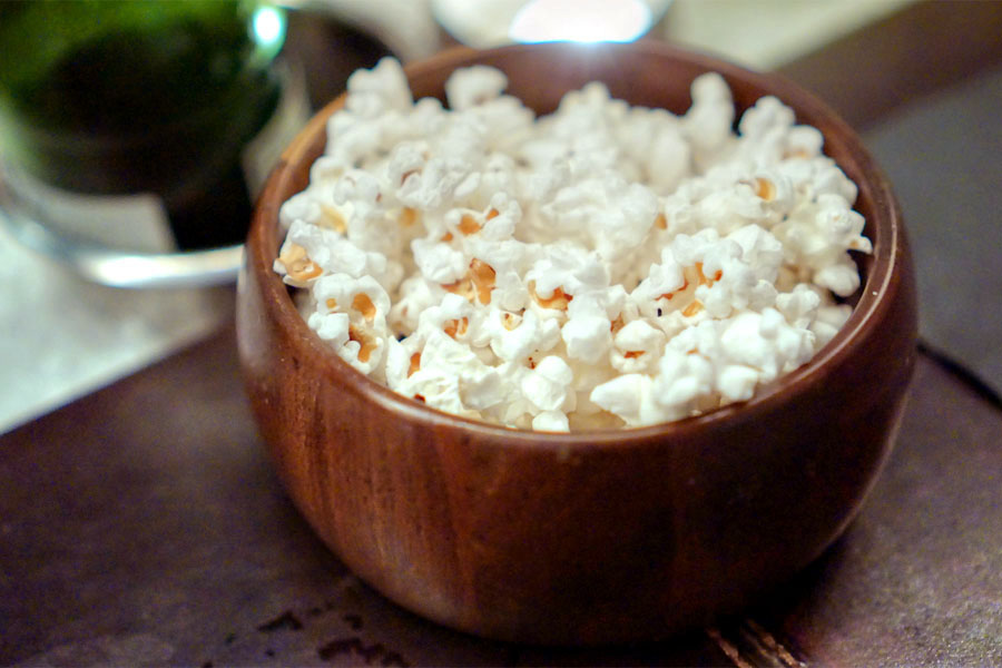 Coconut Oil-Sea Salt Popcorn