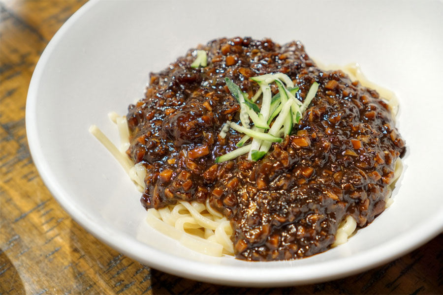 Black Bean Noodles with Pork