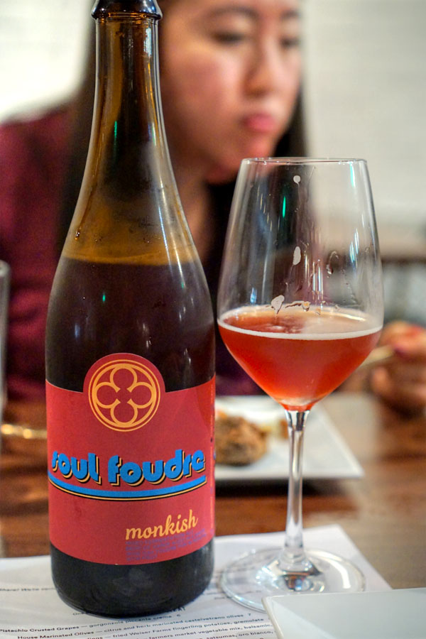 2016 Monkish Soul Foudre with Cherries