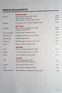The Cannibal Wines by the Glass List