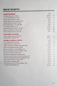 The Cannibal Beer List: Saison-Farmhouse / Traditional & Altbiers / Blondes, Goldens & Tripels