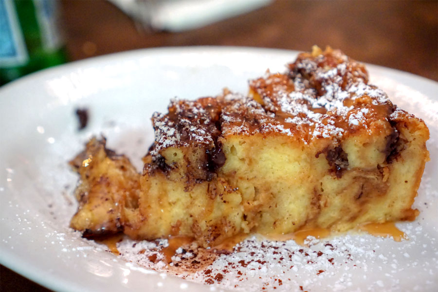 Masa's Signature Warm Croissant Bread Pudding