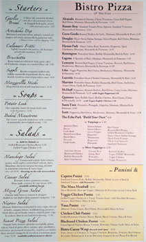 Masa of Echo Park Menu