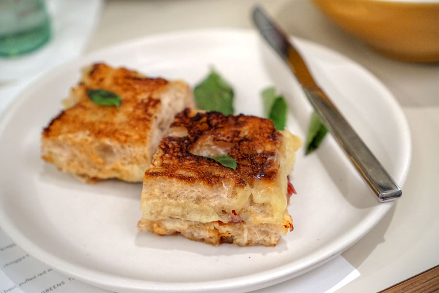 Speck and Comte Grilled Cheese