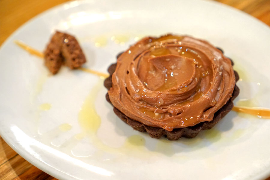 Mast Brothers Bittersweet Chocolate Budino Tart