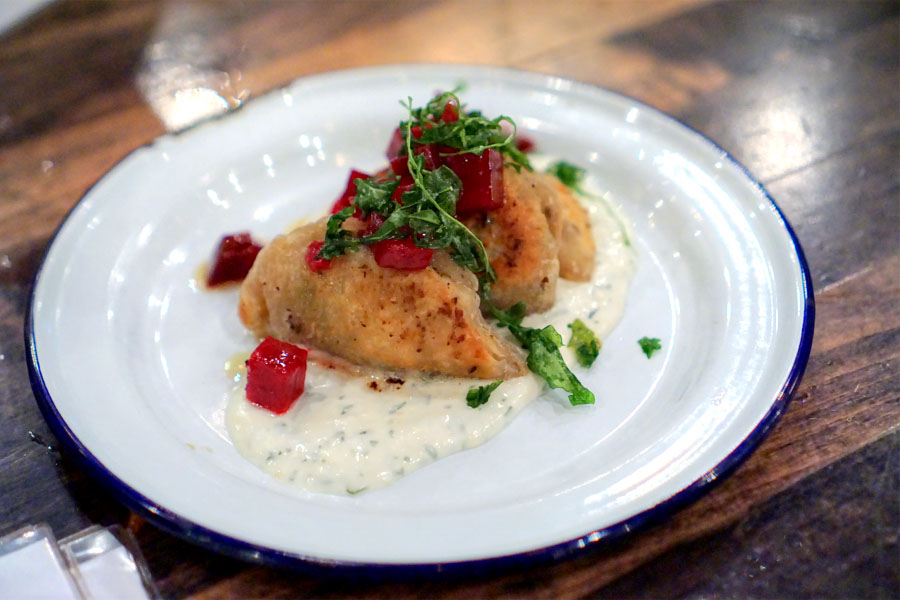 Spinach and Potato Pierogi