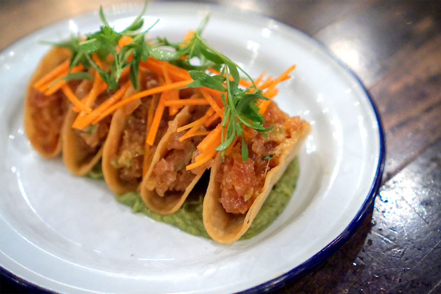 Crispy Ahi Tacos