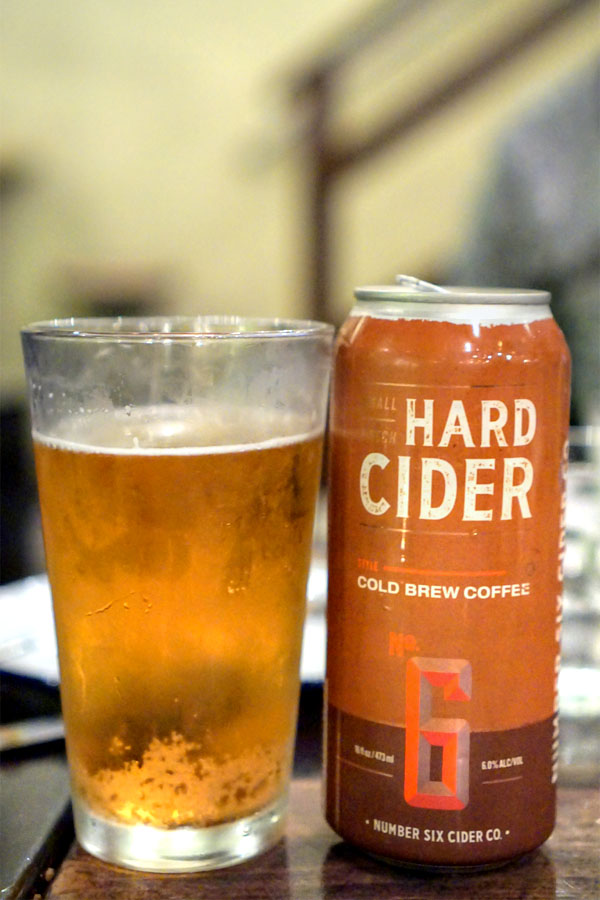 Cold Brew Coffee Hard Cider, No. 6 Hard Cider Co, WA.