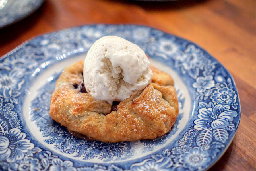 Blueberry - Pecan Galette