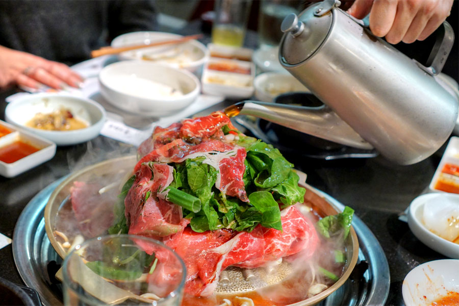 Seng Bulgogi (Pouring Broth)