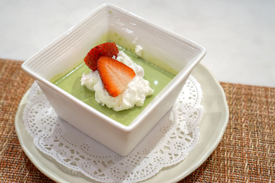 Matcha Green Tea Panna Cotta