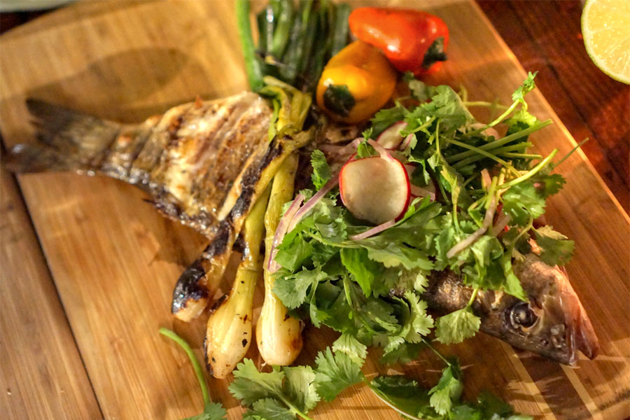 Whole Branzino