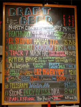 Public Beer Wine Shop Tap List