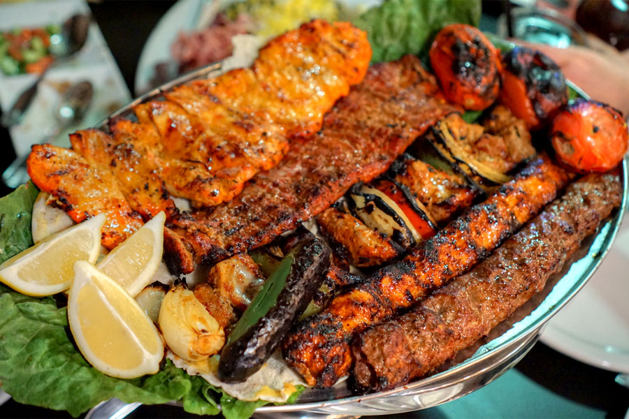 Chicken Soltani / Lamb Kabob / Beef Soltani