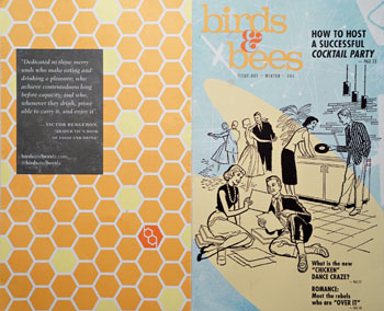 Birds & Bees Menu Cover