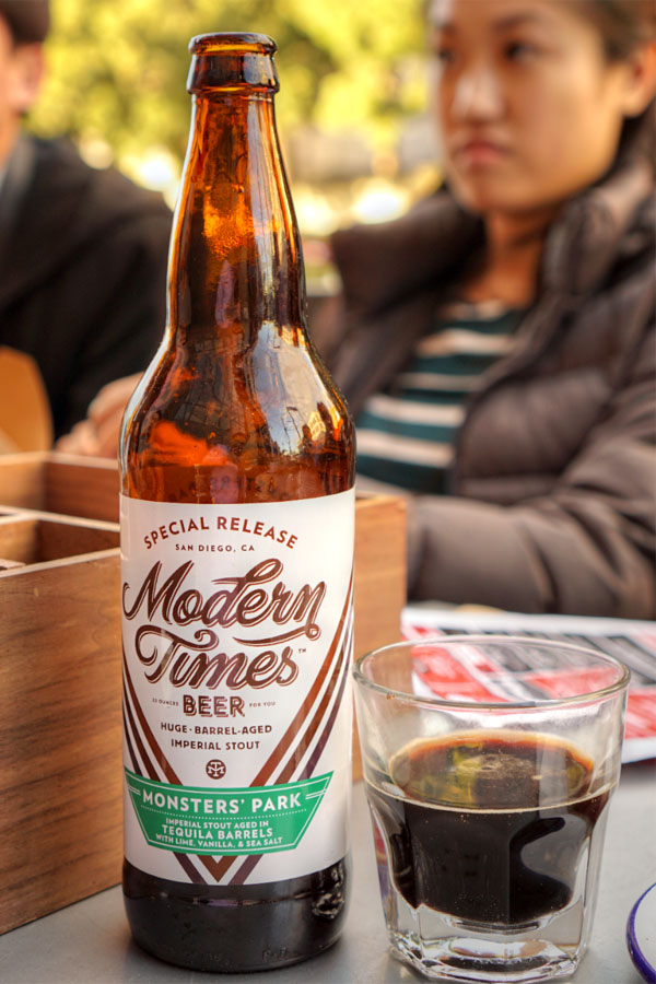 2016 Modern Times Monsters' Park Aged in Tequila Barrels with Lime, Vanilla & Sea Salt