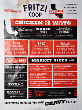 Fritzi Coop Menu