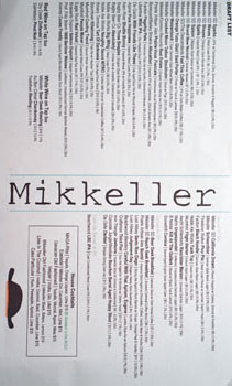 Mikkeller Bar Beer & Cocktail List