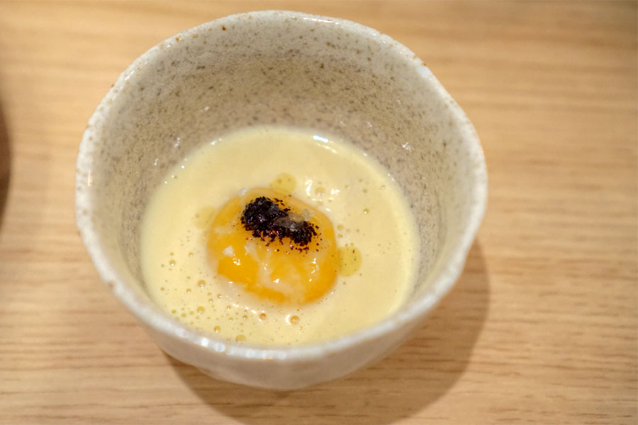 Corn, Truffle, Yolk