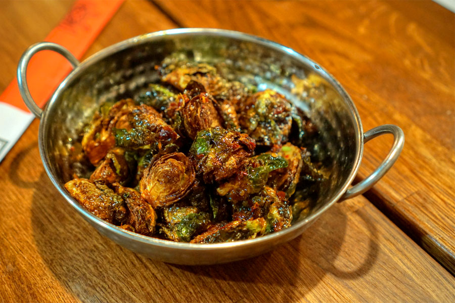 Szechuan Spicy Brussel Sprouts