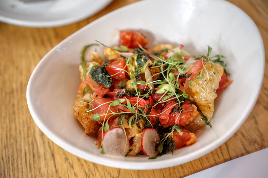 Tuna Poke 'Nachos'