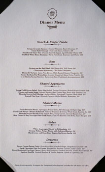 Mama Lion Menu