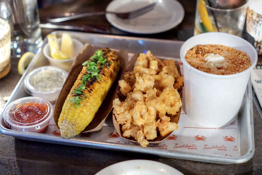 Lobster Buttered Corn on the Cob / Fried Calamari / Pint of Chowda