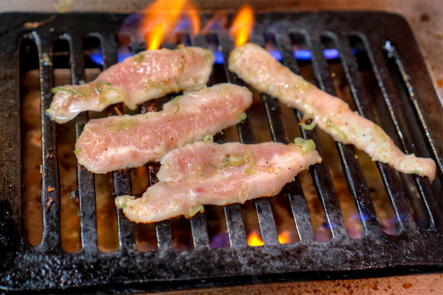 Pork, Salt (On the Grill)