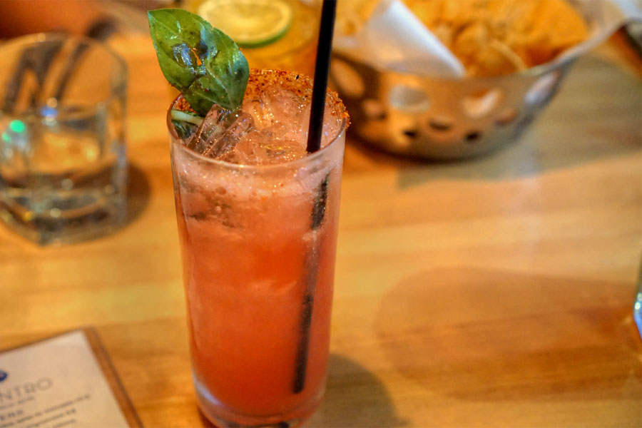 Watermelon Basil Margarita