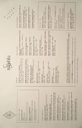 Rossoblu Menu