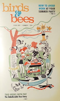 Birds & Bees Menu Front Cover