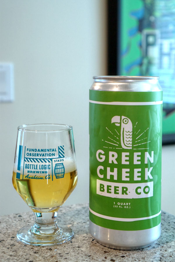 2017 Green Cheek Happy Pilsner