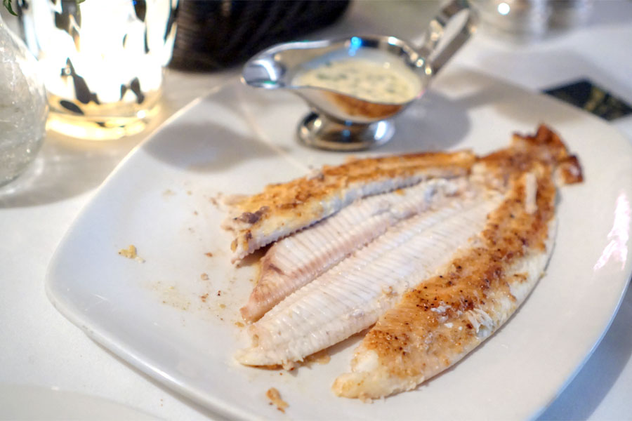 European Dover Sole Meunière