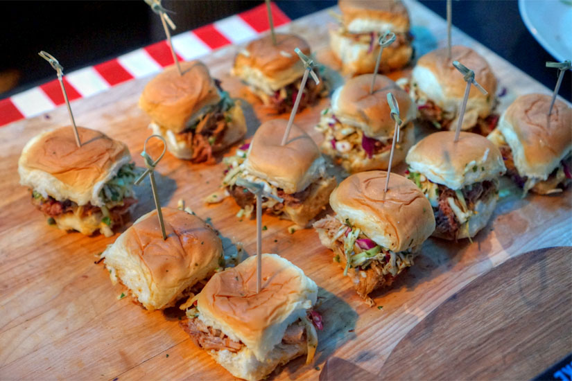 Pulled Pork Sliders / Watermelon