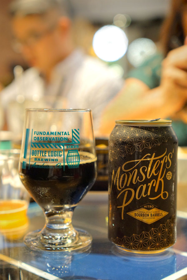 2017 Modern Times Nitro Monsters' Park Aged in Bourbon Barrels with Coffee