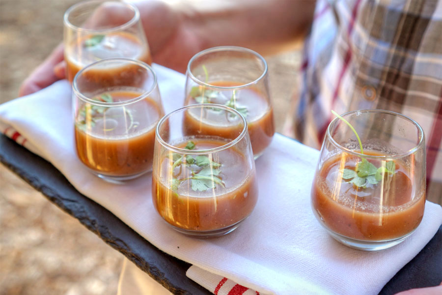 Bloody Mary Oyster Shot